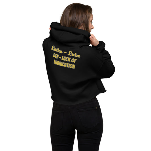 Women's Latka Lube Def Crop Hoodie