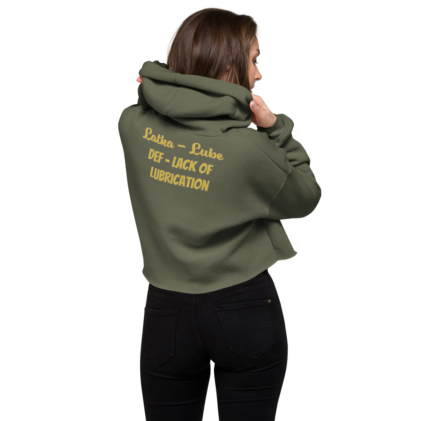 Women's Latka Lube Def Crop Hoodie