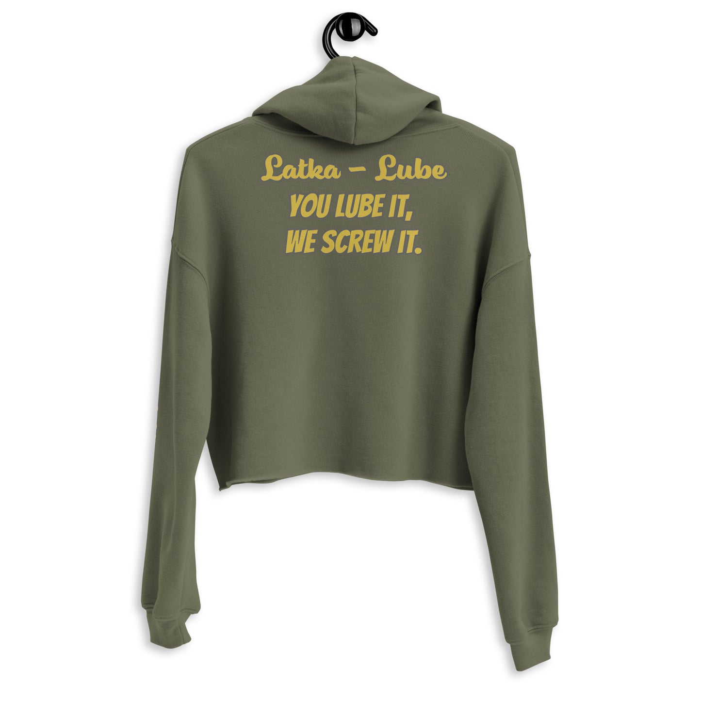 Women's Latka Lube Crop Hoodie
