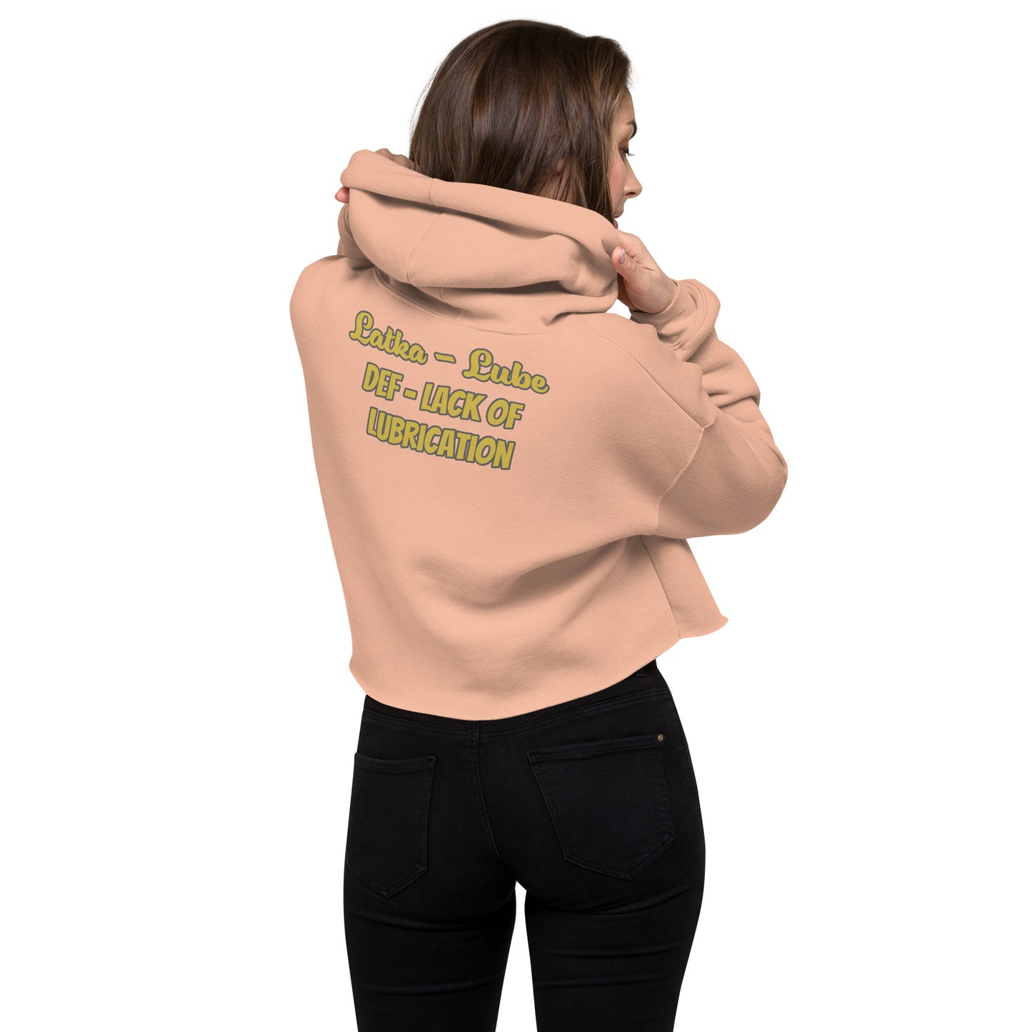 Women's Latka Lube Def Crop Hoodie
