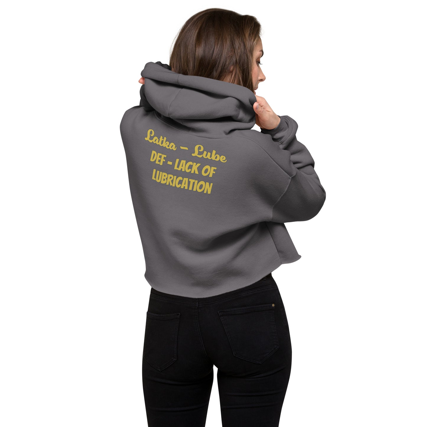 Women's Latka Lube Def Crop Hoodie